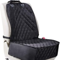 Dog Car Seat Cover for Front Seats. Scratch Proof Waterproof Car Seat Cover for Dogs. Fits Most Trucks, Vans, and SUVs (Black)