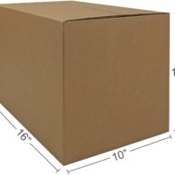Uboxes 15 Small Moving Boxes - 16x10x10 - Cardboard Box
