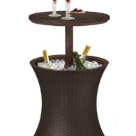 Keter Pacific Cool Bar Outdoor Patio Furniture 7.3 kg , Brown