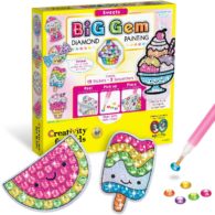 Creativity for Kids Big Gem Diamond Painting Kit - Create Your Own Sweets Stickers & Suncatchers - Diamond Art for Kids